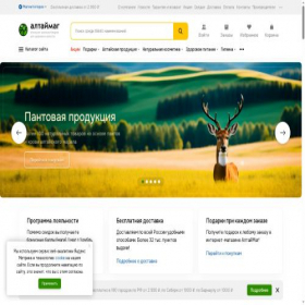 Скриншот главной страницы сайта magnitogorsk.altaimag.ru