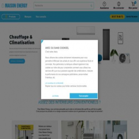 Скриншот главной страницы сайта maison-energy.com