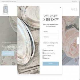 Скриншот главной страницы сайта maisonblue.com