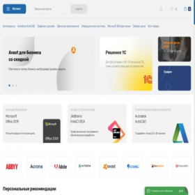 Скриншот главной страницы сайта majordev.ru
