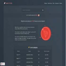 Скриншот главной страницы сайта make-tron.com