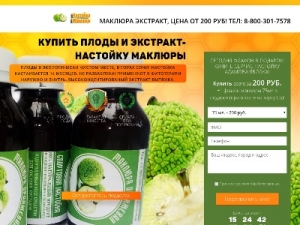 Скриншот главной страницы сайта maklura.info