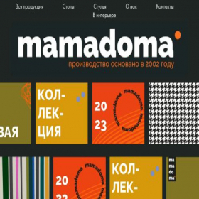 Скриншот главной страницы сайта mamadomahome.ru