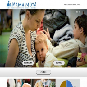 Скриншот главной страницы сайта mamamoya.org