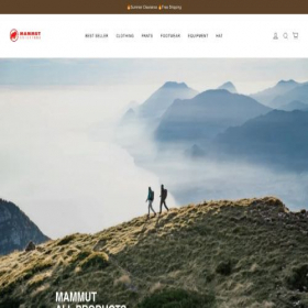 Скриншот главной страницы сайта mammut.love