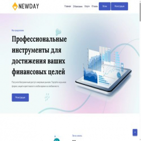 Скриншот главной страницы сайта managetradeltd.com