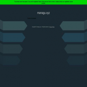 Скриншот главной страницы сайта managu.xyz