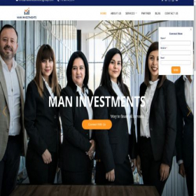 Скриншот главной страницы сайта maninvestmentsgroup.com