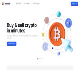 Скриншот главной страницы сайта manxbit.com