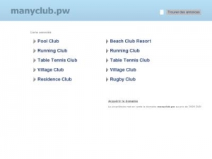 Скриншот главной страницы сайта manyclub.pw