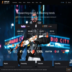 Скриншот главной страницы сайта mapcapgg.pro
