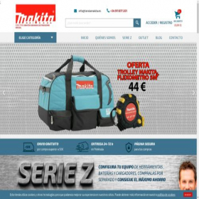 Скриншот главной страницы сайта maquinaprofesional.es