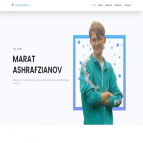 Скриншот главной страницы сайта maratash.ru