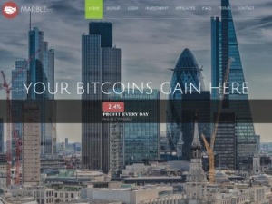 Скриншот главной страницы сайта marblebtc.com