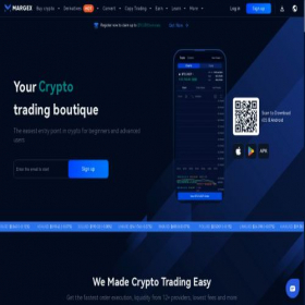 Скриншот главной страницы сайта margex.com