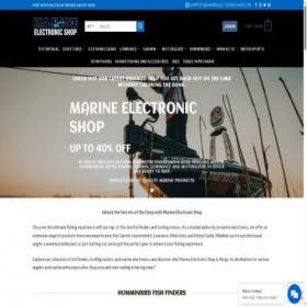 Скриншот главной страницы сайта marineelectronicshop.com