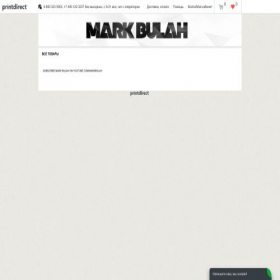 Скриншот главной страницы сайта markbulah.printdirect.ru