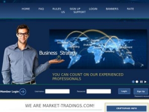 Скриншот главной страницы сайта market-tradings.com