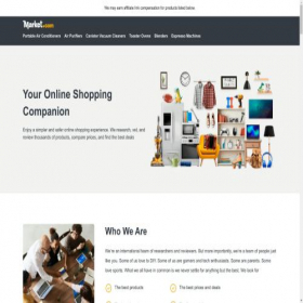 Скриншот главной страницы сайта market.com