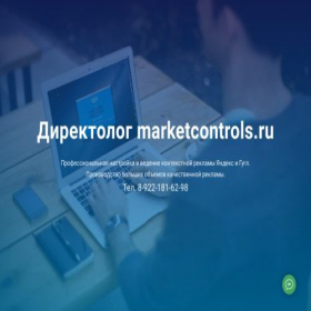 Скриншот главной страницы сайта marketcontrols.ru