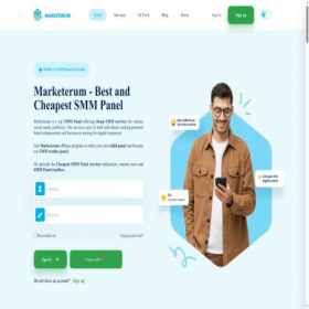 Скриншот главной страницы сайта marketerum.com