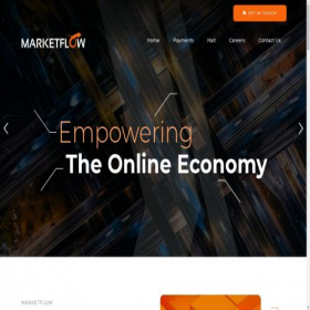 Скриншот главной страницы сайта marketflow.com