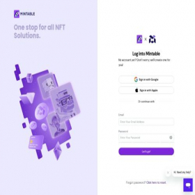 Скриншот главной страницы сайта marketplace.mintable.com