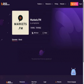 Скриншот главной страницы сайта markets.fm