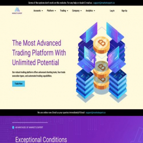 Скриншот главной страницы сайта marketsxpert.co