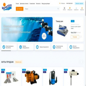 Скриншот главной страницы сайта markopool.ru