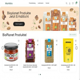 Скриншот главной страницы сайта marktbio.com