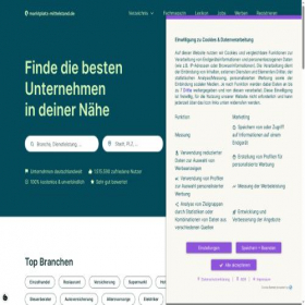 Скриншот главной страницы сайта marktplatz-mittelstand.de
