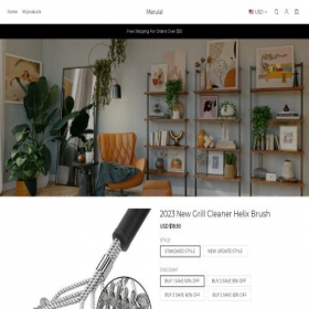 Скриншот главной страницы сайта maruial.store