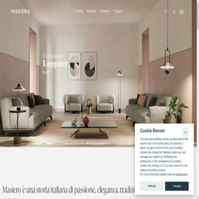 Скриншот главной страницы сайта masierogroup.com