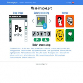 Скриншот главной страницы сайта mass-images.pro