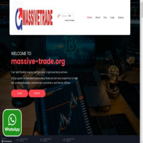 Скриншот главной страницы сайта massive-trade.org