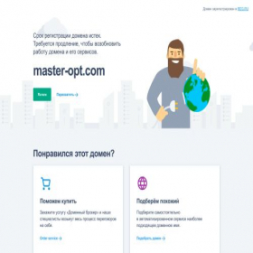 Скриншот главной страницы сайта master-opt.com