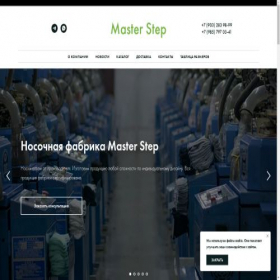 Скриншот главной страницы сайта masterstep.su