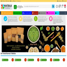 Скриншот главной страницы сайта matbaamarketi.com