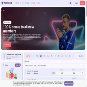 Скриншот главной страницы сайта match8.com