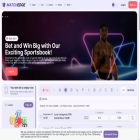 Скриншот главной страницы сайта matchedge.com