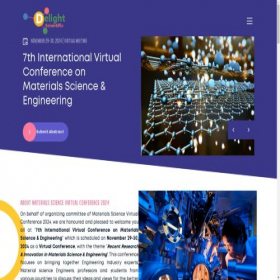 Скриншот главной страницы сайта materials.delightscientific.com