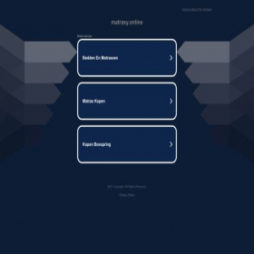 Скриншот главной страницы сайта matrasy.online