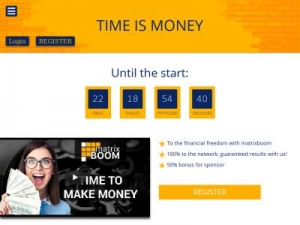Скриншот главной страницы сайта matrixboom.net