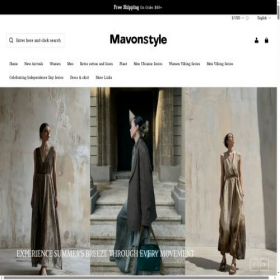 Скриншот главной страницы сайта mavonstyle.com