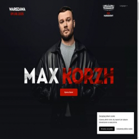 Скриншот главной страницы сайта max-korz.eu