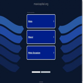 Скриншот главной страницы сайта maxicapital.org