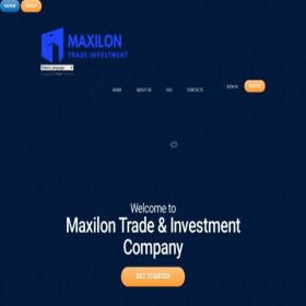 Скриншот главной страницы сайта maxilontradeinvestment.com