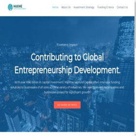 Скриншот главной страницы сайта maximecapitalinvestment.com