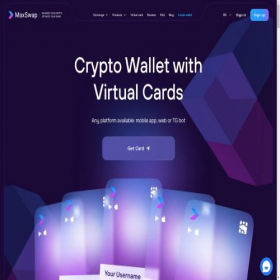 Скриншот главной страницы сайта maxswap.cc